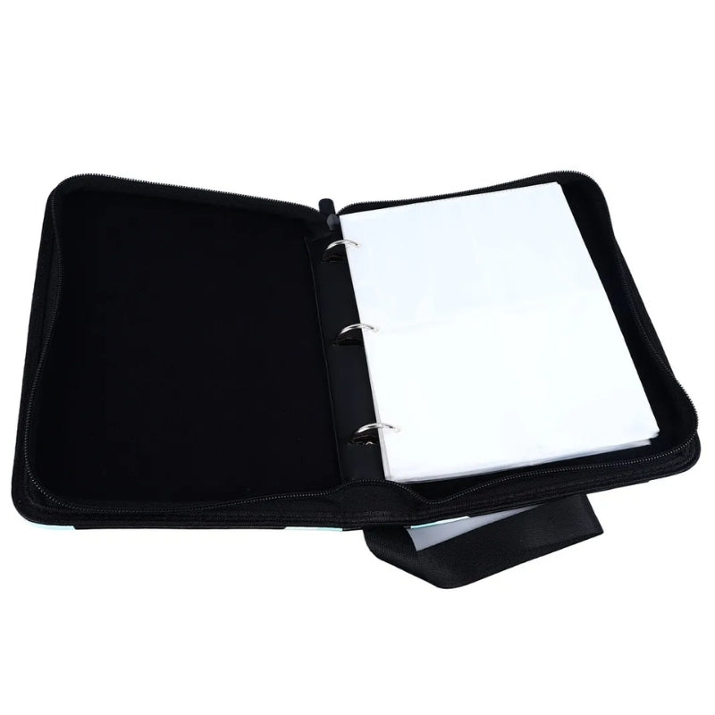 BINDER LEATHER ZIP FIRST PARTNER 4 POCKET 320 CARD SLOTS