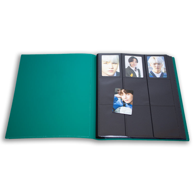 BINDER GREEN - 9 POCKET 360 CARD SLOTS