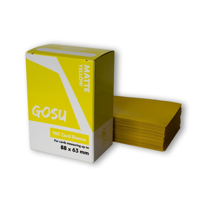 FUNDA MATTE GOSU STANDARD MTG - YELLOW