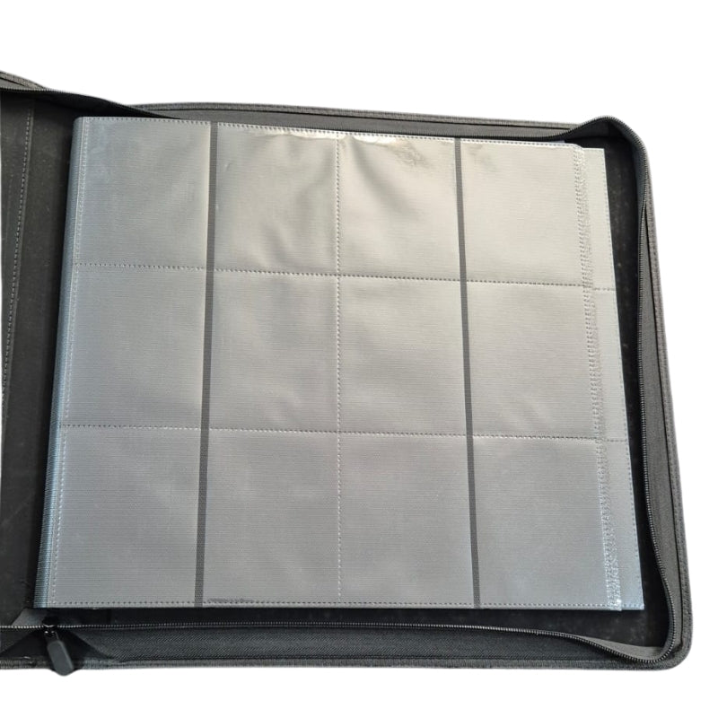 TOPLOAD BINDER PREMIUM ZIP BLACK 12 POCKET 384 CARD SLOTS