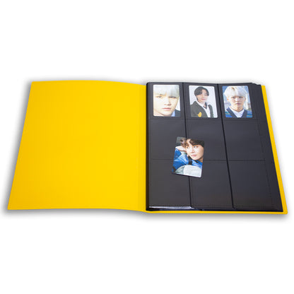 BINDER YELLOW - 9 POCKET 360 CARD SLOTS