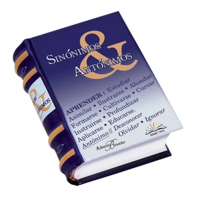 MINI LIBRO DICCIONARIO DE SINONIMOS Y ANTONIMOS