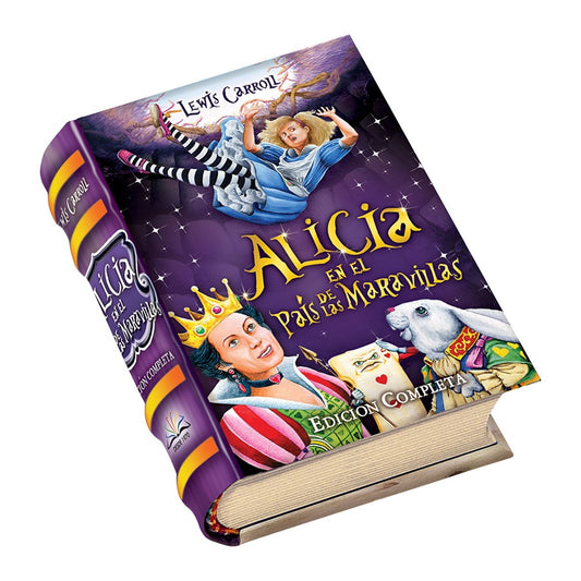 MINI LIBRO ALICIA EN EL PAÍS DE LAS MARAVILLAS - EDICIÓN COMPLETA
