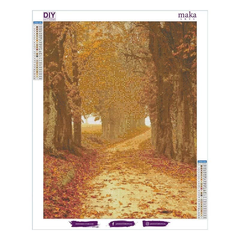 [DP] AUTUMM ROAD 40X50 CM