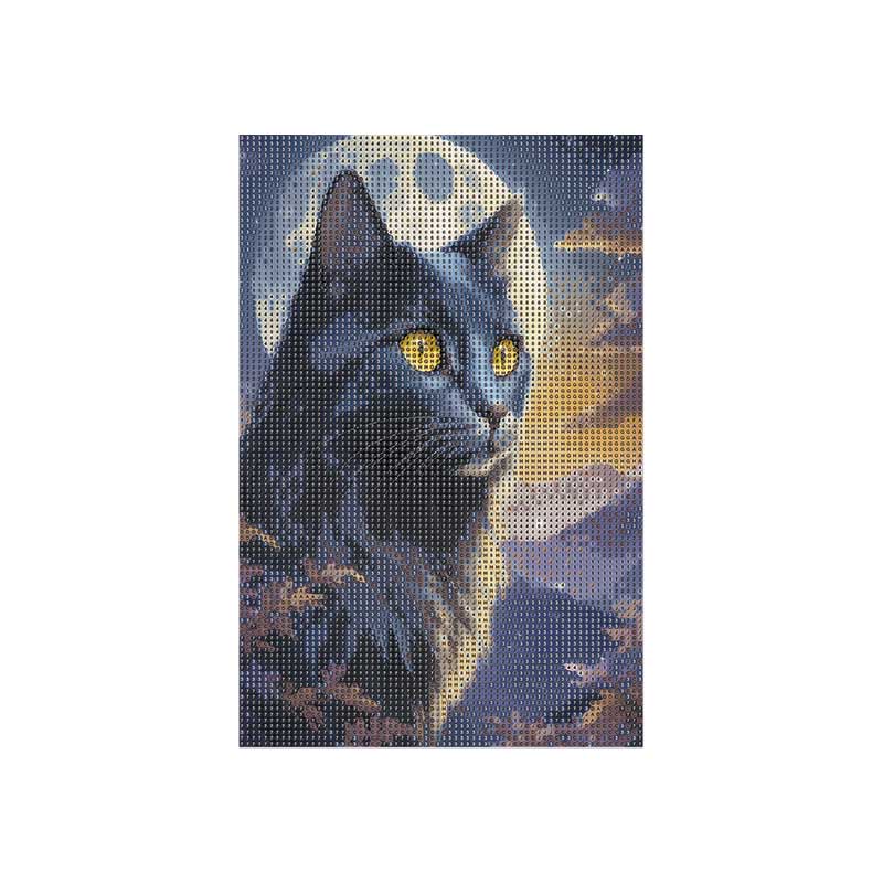 [DP] MIDNIGHT CAT 20X30CM